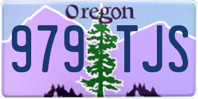 OR license plate 979TJS