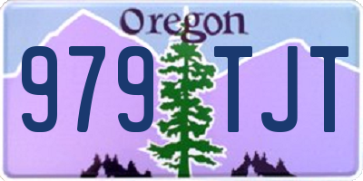 OR license plate 979TJT