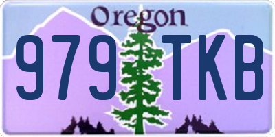 OR license plate 979TKB
