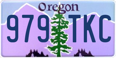 OR license plate 979TKC