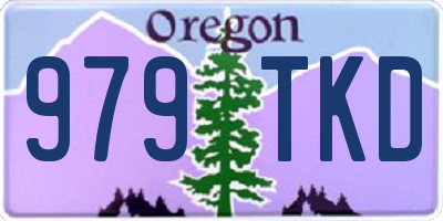 OR license plate 979TKD