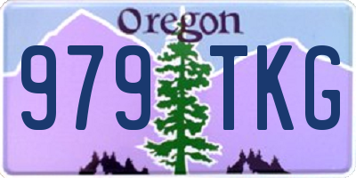 OR license plate 979TKG