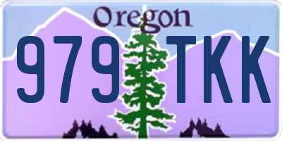 OR license plate 979TKK