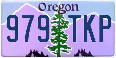 OR license plate 979TKP