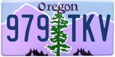 OR license plate 979TKV
