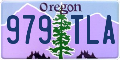 OR license plate 979TLA