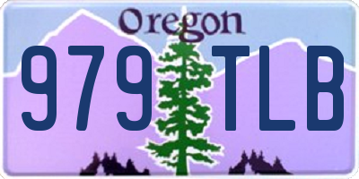 OR license plate 979TLB
