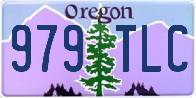 OR license plate 979TLC