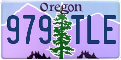 OR license plate 979TLE