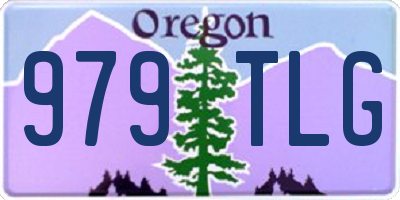 OR license plate 979TLG