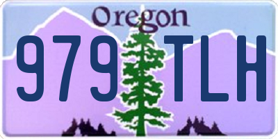 OR license plate 979TLH