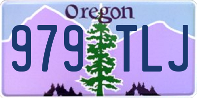 OR license plate 979TLJ