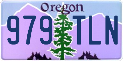 OR license plate 979TLN