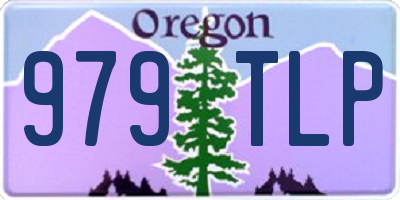 OR license plate 979TLP
