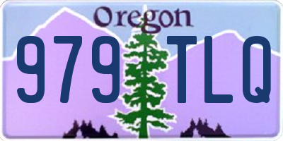 OR license plate 979TLQ