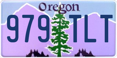 OR license plate 979TLT
