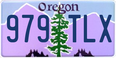 OR license plate 979TLX