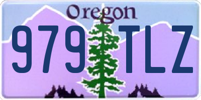 OR license plate 979TLZ