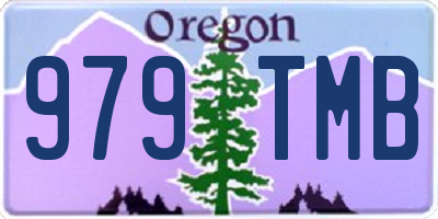 OR license plate 979TMB