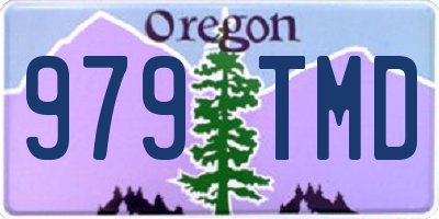 OR license plate 979TMD