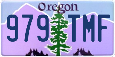 OR license plate 979TMF