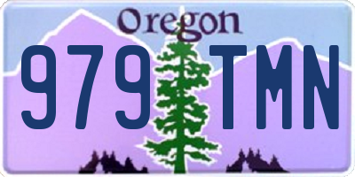 OR license plate 979TMN