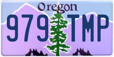 OR license plate 979TMP