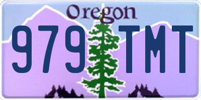 OR license plate 979TMT