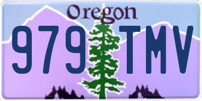 OR license plate 979TMV