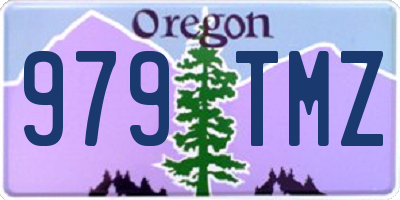 OR license plate 979TMZ