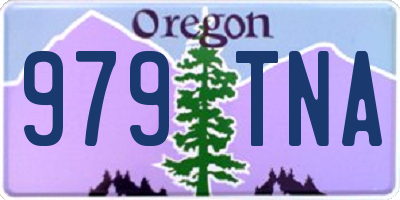 OR license plate 979TNA