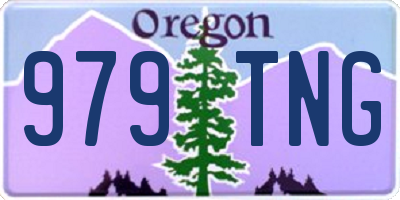 OR license plate 979TNG