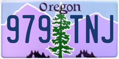 OR license plate 979TNJ