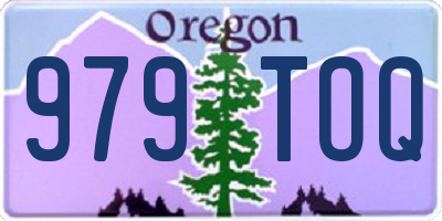 OR license plate 979TOQ