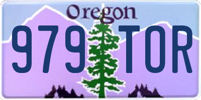 OR license plate 979TOR