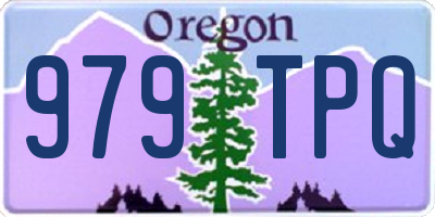 OR license plate 979TPQ