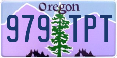OR license plate 979TPT