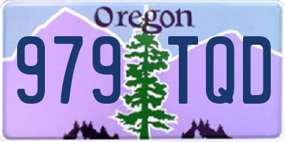 OR license plate 979TQD