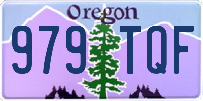 OR license plate 979TQF
