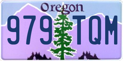 OR license plate 979TQM