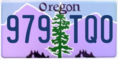 OR license plate 979TQO