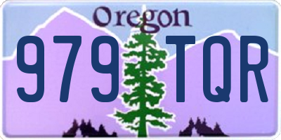 OR license plate 979TQR