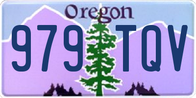 OR license plate 979TQV