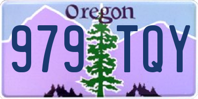 OR license plate 979TQY