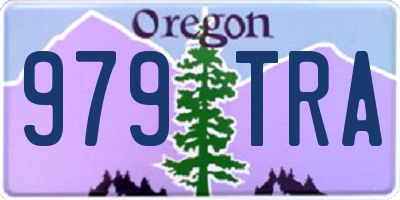 OR license plate 979TRA
