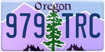 OR license plate 979TRC