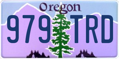 OR license plate 979TRD