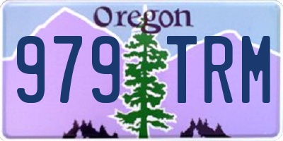 OR license plate 979TRM