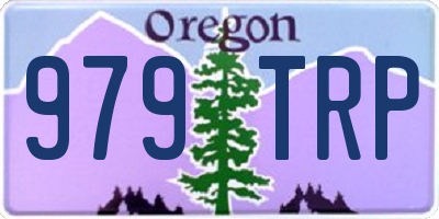 OR license plate 979TRP