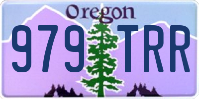 OR license plate 979TRR